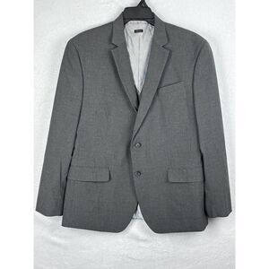 J. Ferrar Dark Grey 2 Button Front Blazer‎ With Vest Size 44R